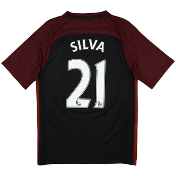 2016-17 Manchester City Maillot extérieur Silva #21 - 10/10 - (S)