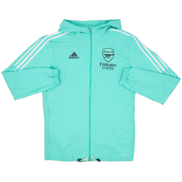 2021-22 Arsenal adidas Veste de survêtement à capuche - 6/10 - (S)