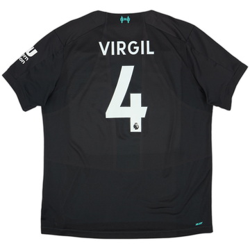 2019-20 Liverpool Maillot Third Virgil #4 - 7/10 - (XL)