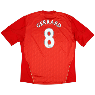 2010-12 Liverpool Maillot domicile Gerrard #8 - 5/10 - (XXL)
