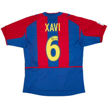 2002-03 Barcelona Maillot Domicile Xavi #6 - 8/10 - (L)