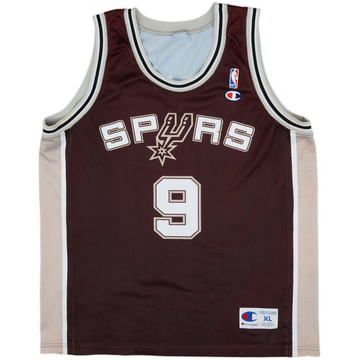 2002-10 San Antonio Spurs Parker #9 Champion Maillot extérieur - 5/10 - (XL)