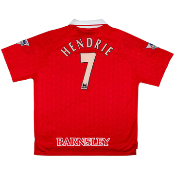 1997-98 Barnsley Maillot Domicile Hendrie #7 - 6/10 - (XL)