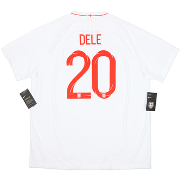 2018-19 England Maillot Domicile Dele #20 (XXL)