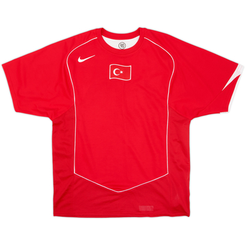 2004-06 Turkey Maillot Domicile Basique - 9/10 - (M)