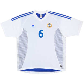 2003 Finlande Maillot domicile porté en match #6 (Valakari)
