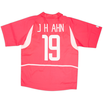 2002-03 Corée du Sud Maillot domicile J.H.Ahn #19 (L)