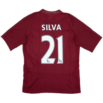 2012-13 Manchester City Maillot extérieur Silva #21 - 7/10 - (S)