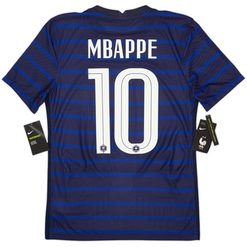 2020-21 France Maillot Domicile Authentique Mbappe #10 (S)
