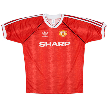 1990-92 Manchester United Maillot domicile - 9/10 - (L)