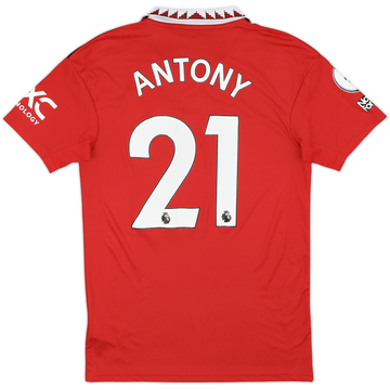 2022-23 Manchester United Maillot Domicile Antony #21 - 10/10 - (S)