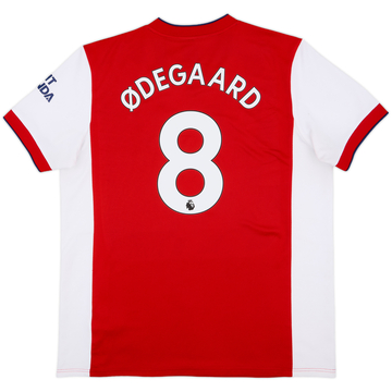2021-22 Arsenal Home Shirt Odegaard #8