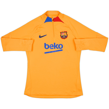 2022-23 Barcelona Nike Haut d'entraînement 1/4 zip - 7/10 - (M)