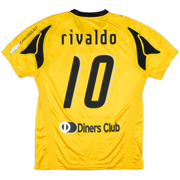 2007-08 AEK Athens Maillot domicile Rivaldo #10 (XL)