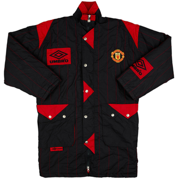 1996-97 Manchester United Umbro Parka de banc rembourrée - 8/10 - (S)