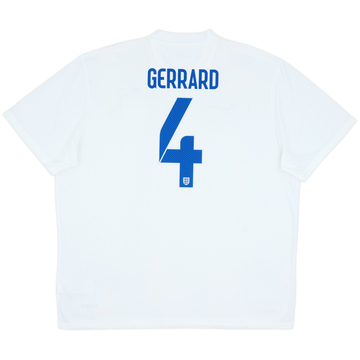 2014-15 England Maillot Domicile Gerrard #4 - 8/10 - (3XL)