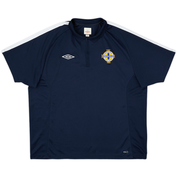 2010-11 Northern Ireland Umbro Polo 1/4 Zip - 10/10 - (XL)