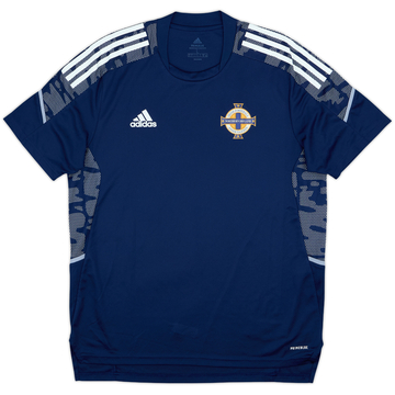 2021-22 Northern Ireland adidas Maillot d'entraînement - 10/10 - (L)