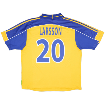 2000-02 Sweden Maillot Domicile Larsson #20 - 9/10 - (XL)