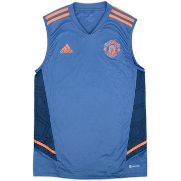 2022-23 Manchester United adidas Débardeur d'entraînement - 9/10 - (M)
