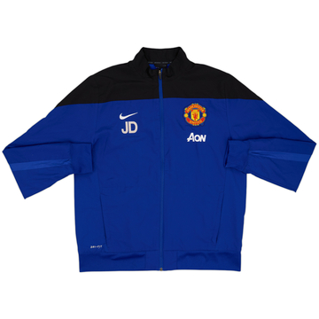 2013-14 Manchester United Édition Staff Nike Veste de survêtement JD - 8/10 - (XL)
