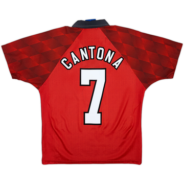 1996-98 Manchester United Maillot domicile Cantona #7 - 9/10 - (Y)