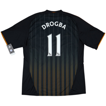 2010-11 Chelsea Maillot extérieur Drogba #11 (XXL)