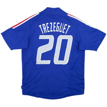 2002-04 France Maillot Domicile Trezeguet #20 - 6/10 - (S)