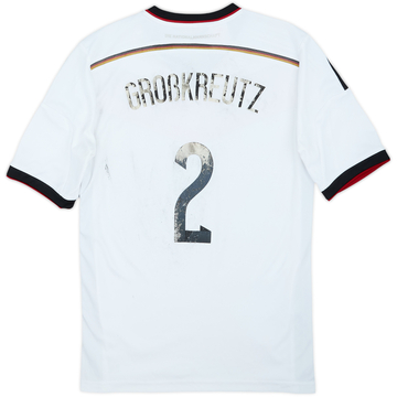2014-15 Germany Maillot Domicile Grosskreutz #2 - 4/10 - (XL.Boys)