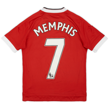 2015-16 Manchester United Maillot domicile Memphis #7 - 6/10 - (M.Boys)