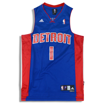 2006-08 Detroit Pistons Billups #1 adidas Maillot Swingman Extérieur S