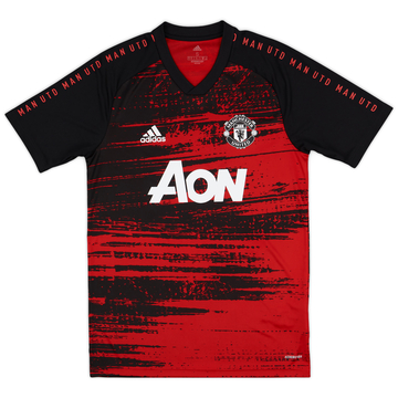2019-20 Manchester United adidas Maillot d'entraînement - 10/10 - (S)