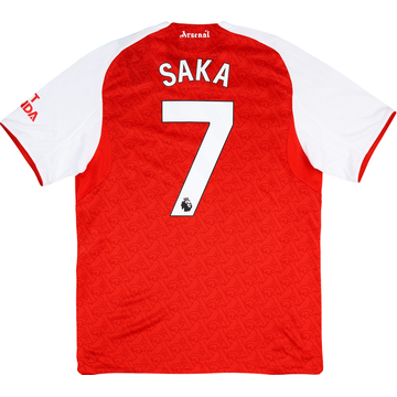 2025-26 Arsenal Maillot domicile authentique Saka #7