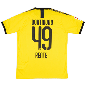 2019-20 Borussia Dortmund Maillot Domicile Rente #49 (L)