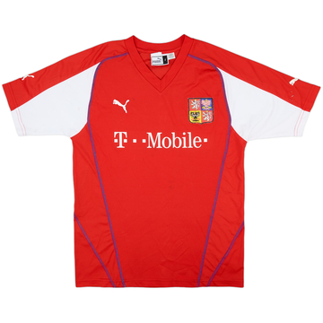 2004-05 Czech Republic Maillot Domicile Basique - 5/10 - (L)