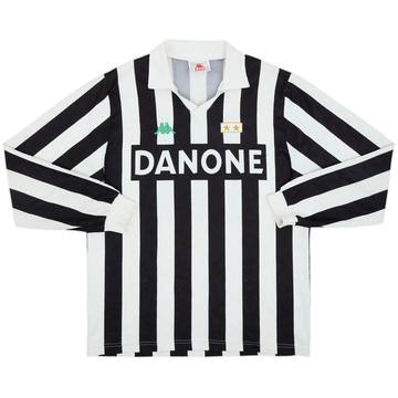 1992-94 Juventus Maillot Domicile Manches Longues - 8/10 - (L)