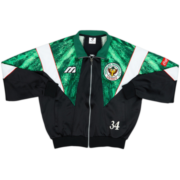 1993-95 Verdy Kawasaki Version Joueur Mizuno Veste de Survêtement #34 - 8/10 - (L)