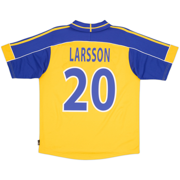 2000-02 Sweden Maillot Domicile Larsson #20 (L)