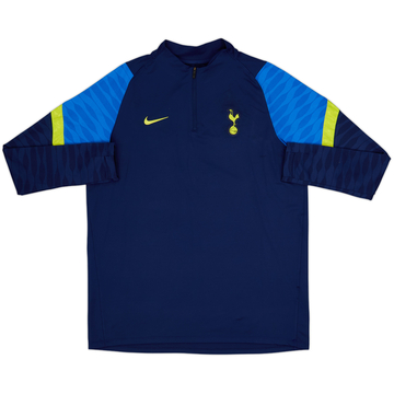 2021-22 Tottenham Nike Haut d'entraînement 1/4 zip - 7/10 - (XL)