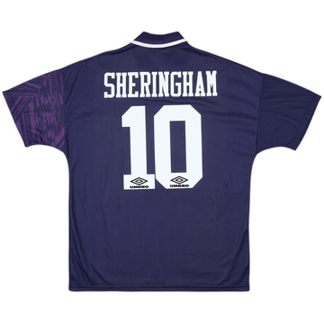1994-95 Tottenham Maillot extérieur Sheringham #10 - 8/10 - (L)