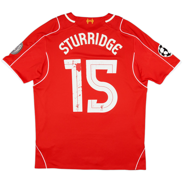 2014-15 Liverpool Camiseta Local Sturridge #15 - 5/10 - (L)