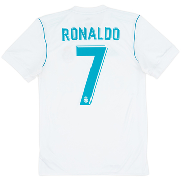 2017-18 Real Madrid Maillot domicile Ronaldo #7 - 8/10 - (S)