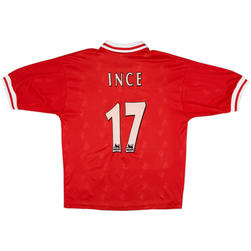 1996-98 Liverpool Maillot Domicile Ince #17 - 8/10 - (L)