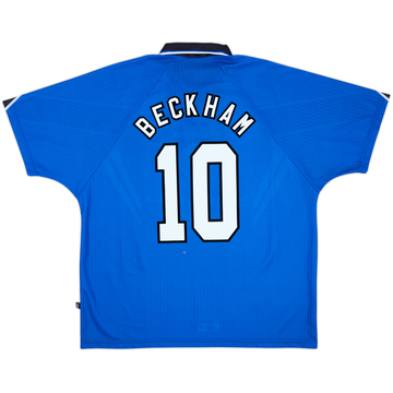 1996-98 Manchester United Maillot third Beckham #10 - 5/10 - (XXL)