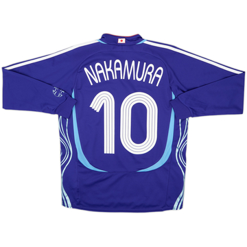 2006-08 Japan Maillot Domicile manches longues Nakamura #10 - 7/10 - (XS)