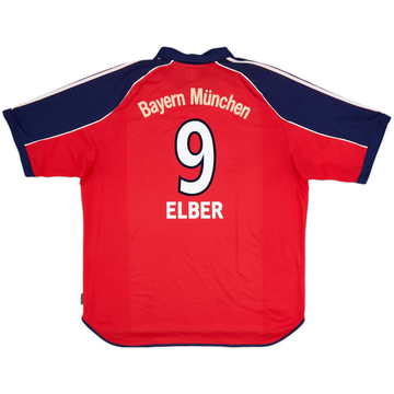 1999-01 Bayern Munich Maillot Domicile Elber #9 - 8/10 - (XXL)
