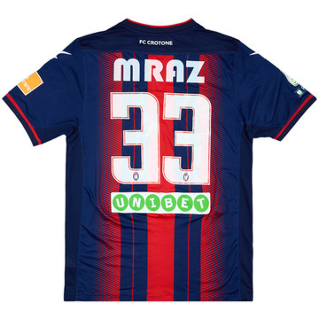 2018-19 Crotone Maillot domicile de match Mraz #33