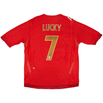 2006-08 England Maillot extérieur Lucky #7 - 5/10 - (XL)