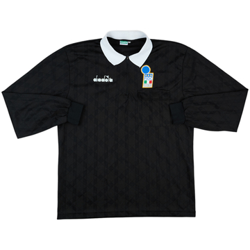 1990s Italie FIGC Diadora Maillot Arbitre ML - 8/10 - (XL)