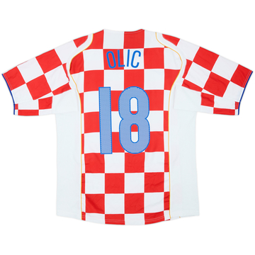 2004-06 Croatia Maillot Domicile Olic #18 - 6/10 - (L)